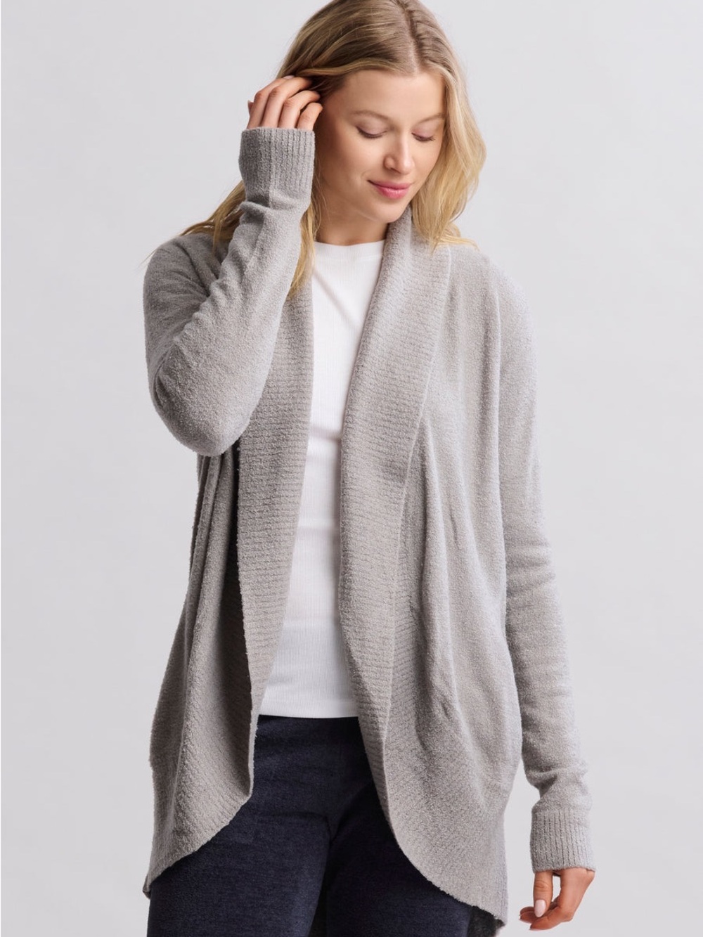 Barefoot Dreams CozyChic Lite Circle Cardigan Size Medium